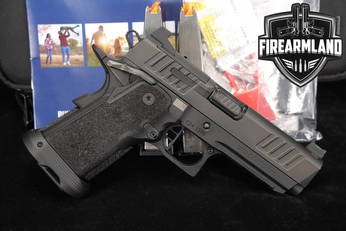 Staccato C2 9mm 4" Stainless STI 1911 2011 +3 MAGS & ORIG CASE
