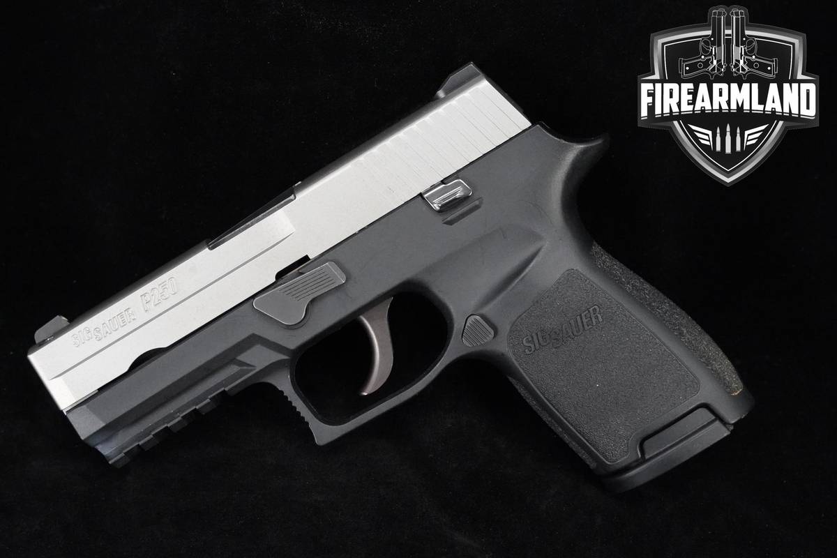 Sig Sauer P250 9mm Black/Stainless Sig-Sauer P250 P-250 +2 MAGS & ORIG BOX