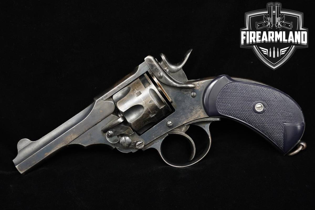 VINTAGE Webley & Scott Webley Mark IV Unit-Marked .455 Webley/.45 ACP Blued