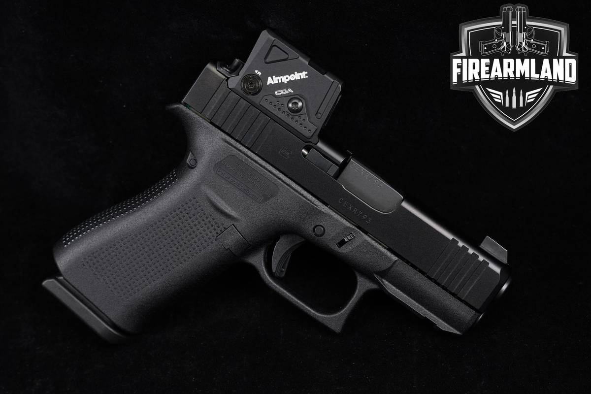LIKE-NEW Glock 43X Slimline MOS 9mm 3.41" G43X G43 +AIMPOINT COA OPTIC