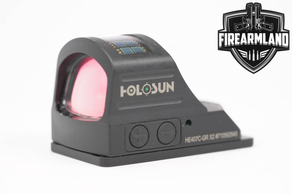 Holosun HE407C-GR X2 2 MOA Green Dot Red Sight HE 407CGR