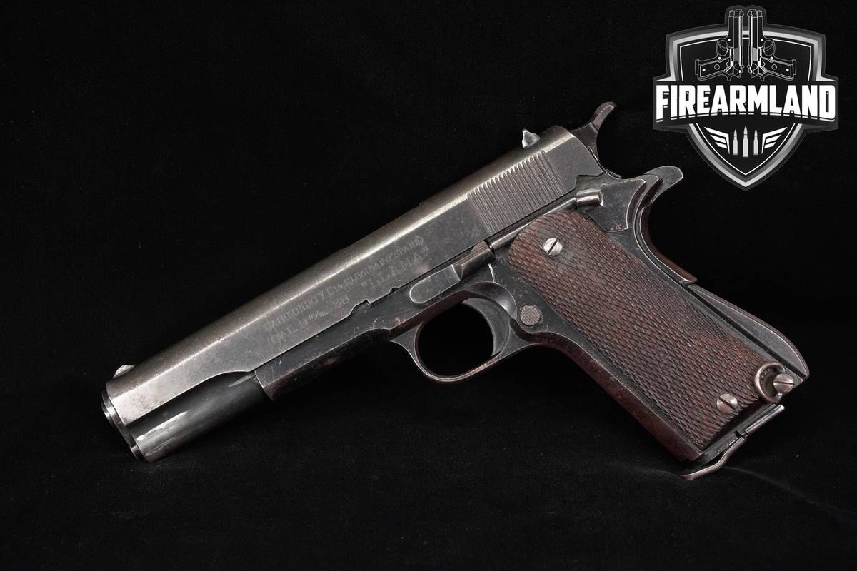 Llama Model VII Extra 9x23mm Largo 1911 5.5" Blued