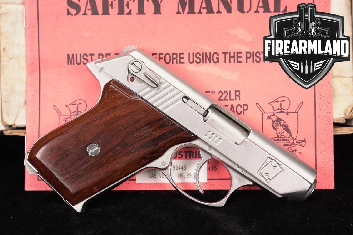 RARE! Desert Industries Inc Double Deuce 22LR Stainless DA/SA +ORIG BOX