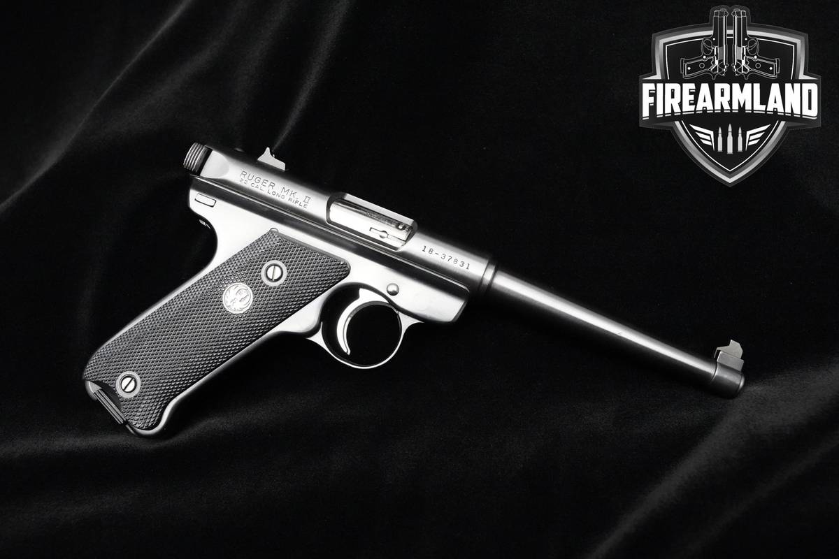First-Year 1982 Ruger MK II 22LR 6" Blued Mark-II ORIG BOX