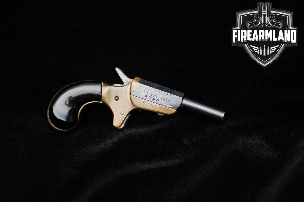 RARE 1920-70 Erl Svendsen Little Ace 22 Short Micro-Derringer 2" Two-Tone 