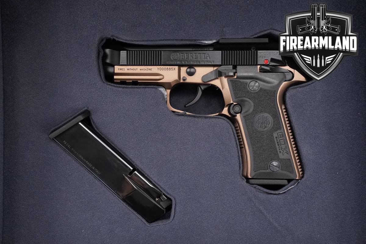 Beretta 80X Cheetah Launch Edition 380ACP 3.9" Two-Tone Bronze 80-X +CASE