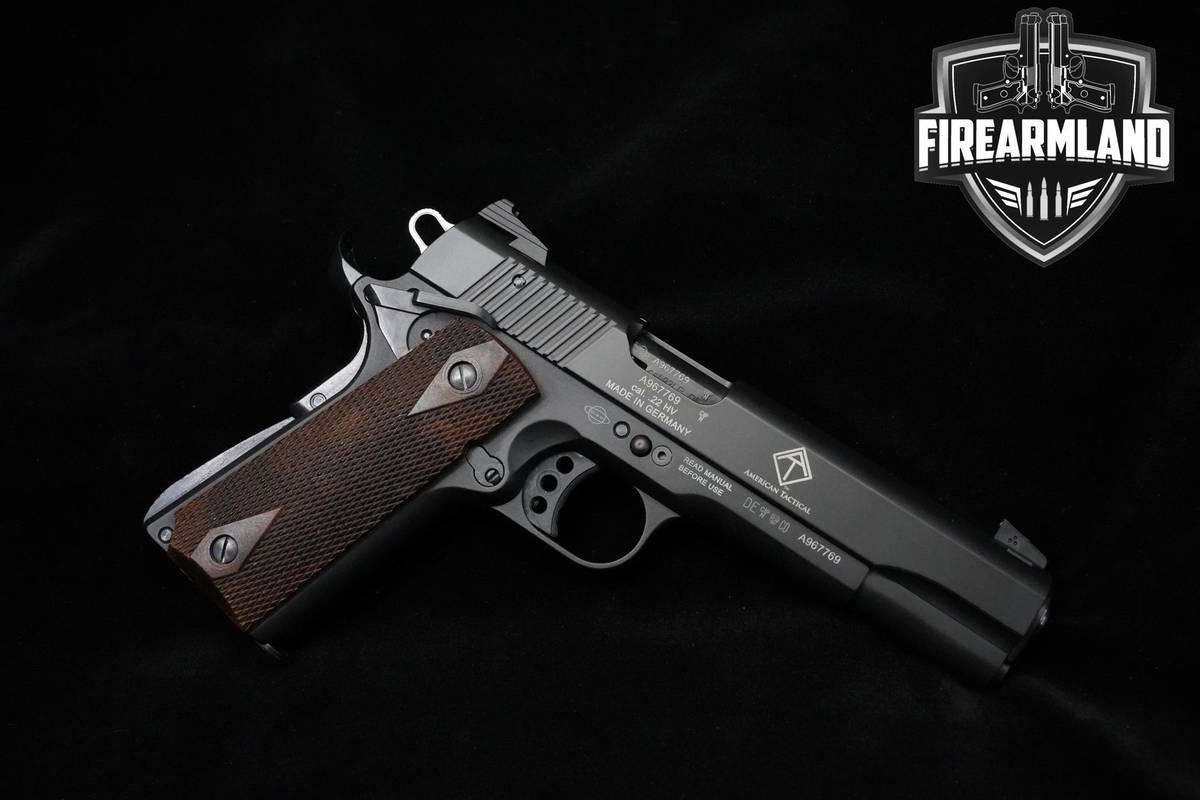 German Sport Guns (GSG) 1911 22LR 1911A1 5" Black Anodized GSG ORIG CASE