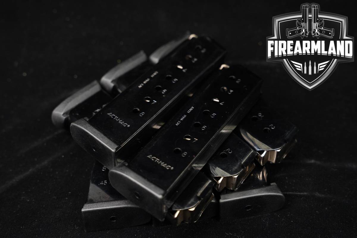 ACT-MAG EIGHT 8x 1911 8-Round Magazines .45 ACP Mags