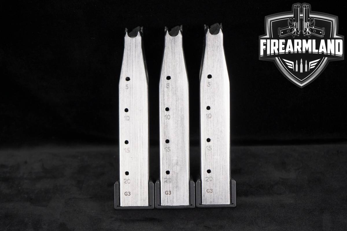 Staccato (STI) 3x 2011 20-Round Extended Magazine 9mm Luger / .38 Super