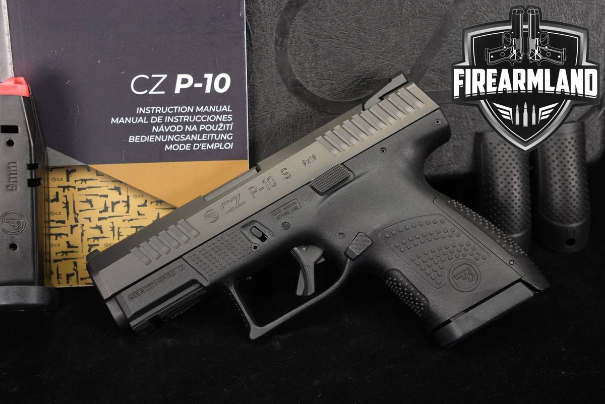 CZ P-10 S 9mm 3.5" P10S P10 +2 MAGS & ORIG CASE