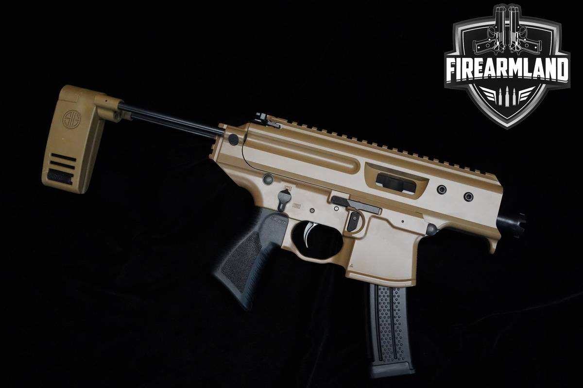 Sig Sauer MPX Copperhead 9mm AR-9 AR9 3.5" FDE Cerakote MPX