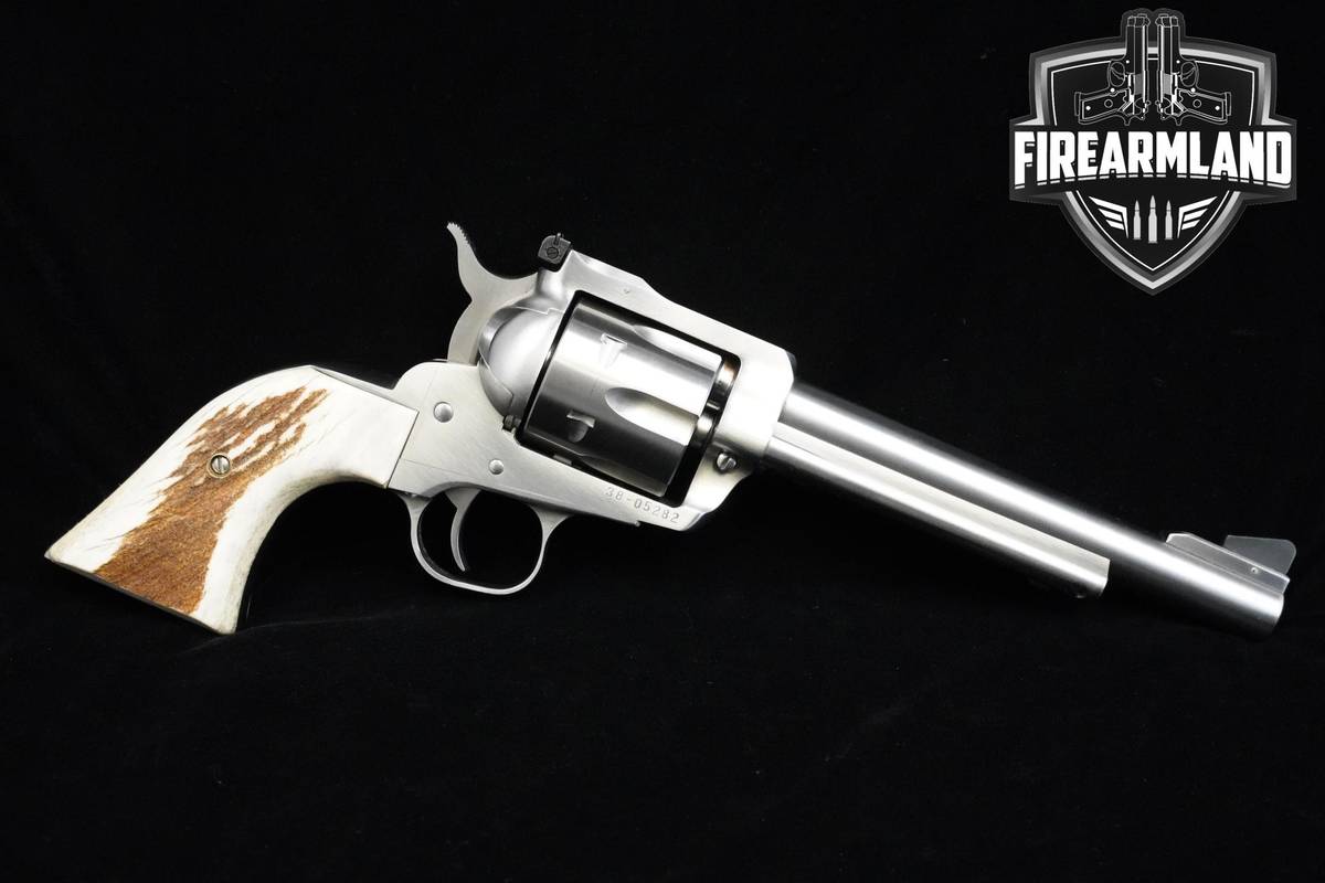 Ruger New Model Blackhawk 357 Magnum 6.5" Satin Stainless Ruger +ORIG CASE