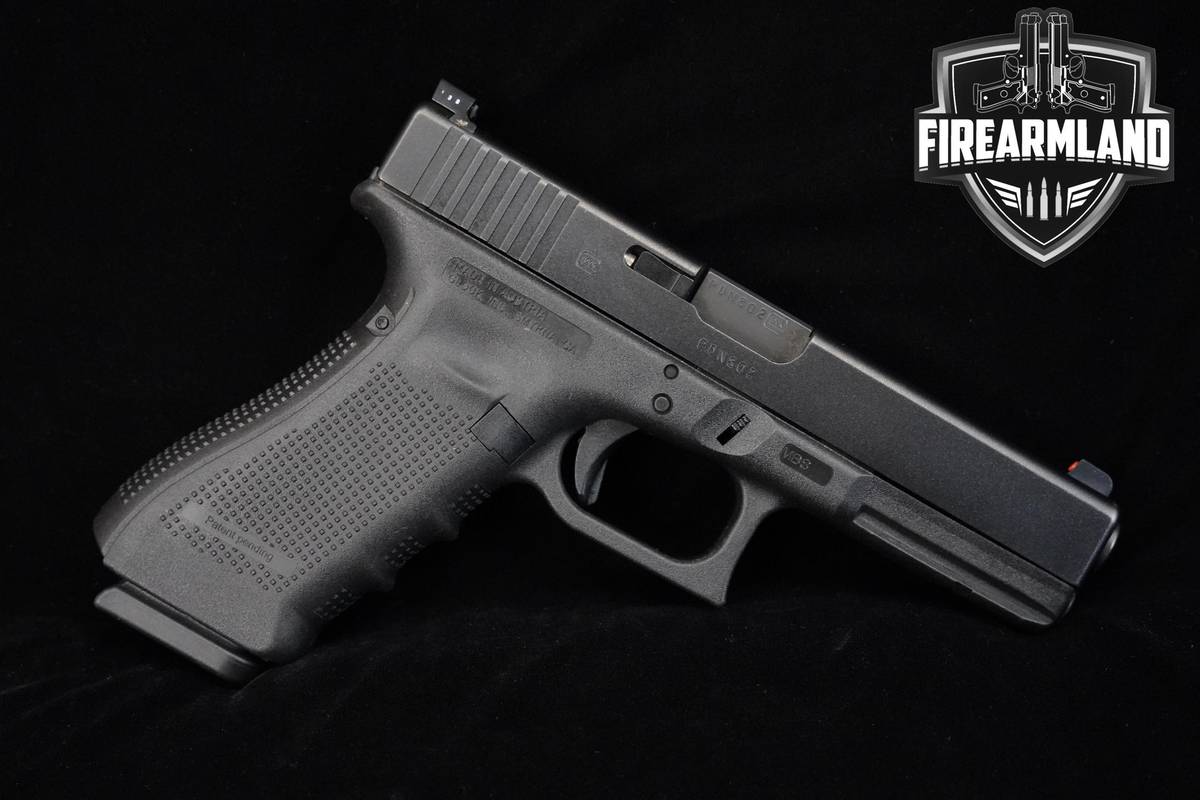 Glock 22 Gen4 Glock G22 G-22 Gen-4 w/ Trijicon Sights +ORIG CASE