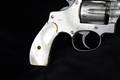 1906 Smith & Wesson (S&W) Model 1903 2nd Change .32 S&W Long Nickel Plated in Fair Condition Image 3
