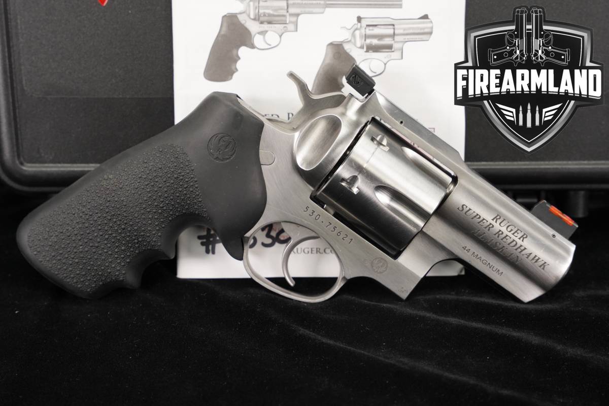 Ruger Super Redhawk Alaskan 44 Rem Mag 2.5 Satin Stainless +ORIG BOX