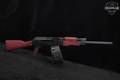 2012 Izhmash Saiga-12 IZ-109 12 Gauge Black & Red Laminate in Very Good Condition Image 3