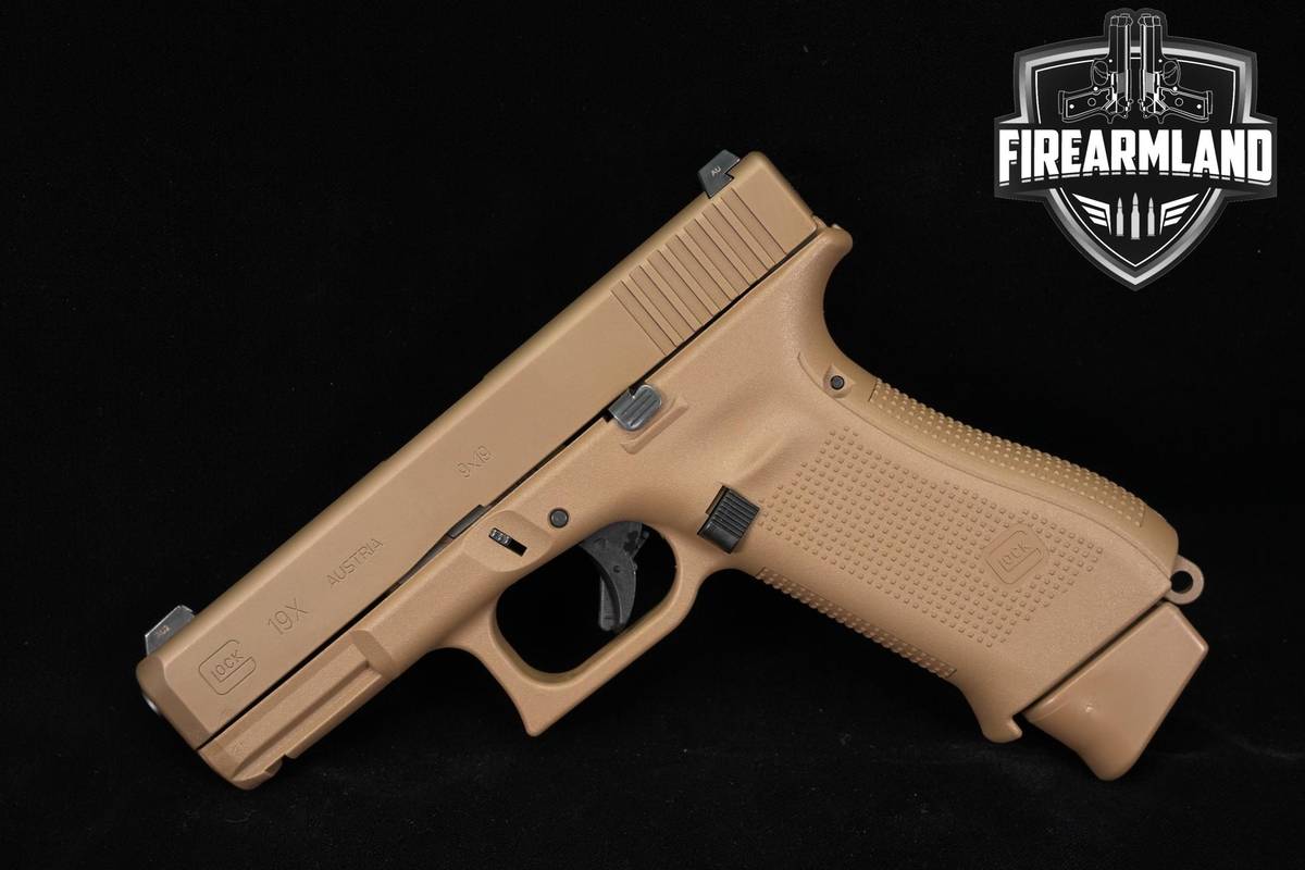 Glock G19X 9mm 4.02" Coyote G19 X 19 19X Duty Pistol +3 MAGS & ORIG CASE