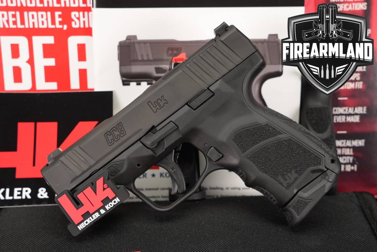 Heckler & Koch CC9 OR 9mm Optics-Ready 3.32" H&K CC 9 +2 MAGS & ORIG BOX