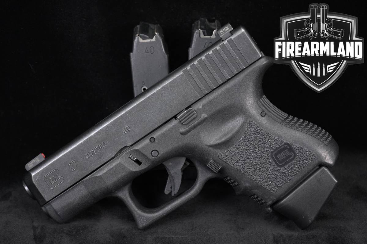 Glock 27 Gen3 G27 Gen 3 40S&W 3.43" + AMERIGLO, THREE MAGS