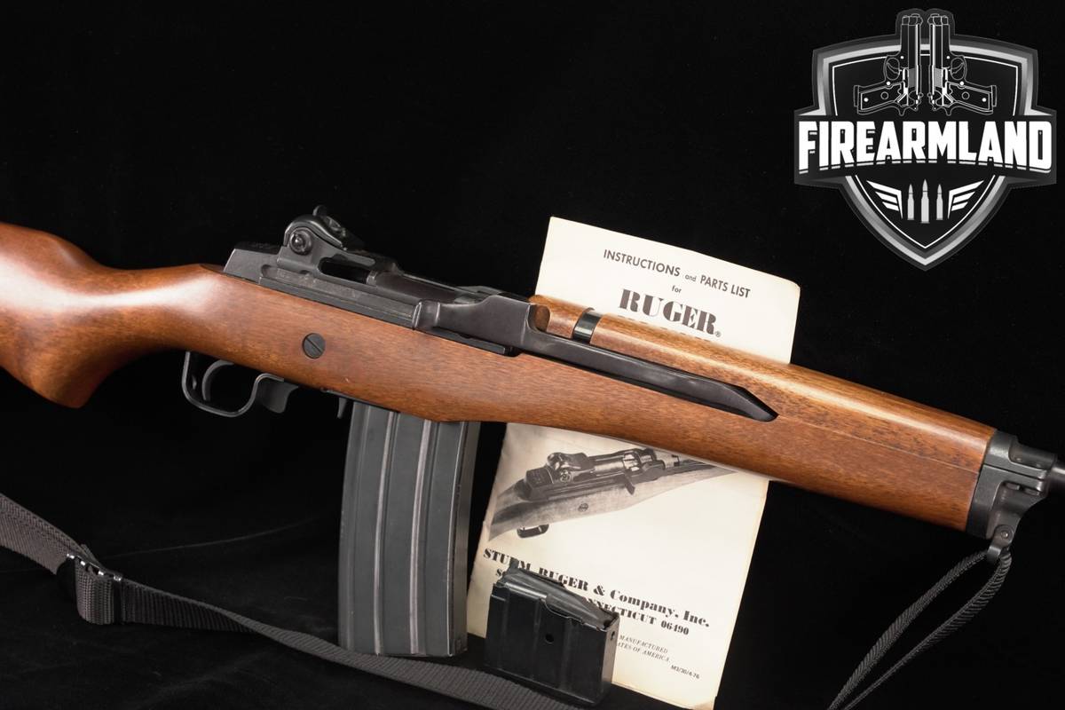 1977 Ruger Mini-14 Gen 1 180-Series 223 Rem Blued & Wood Mini14 +2 MAGS