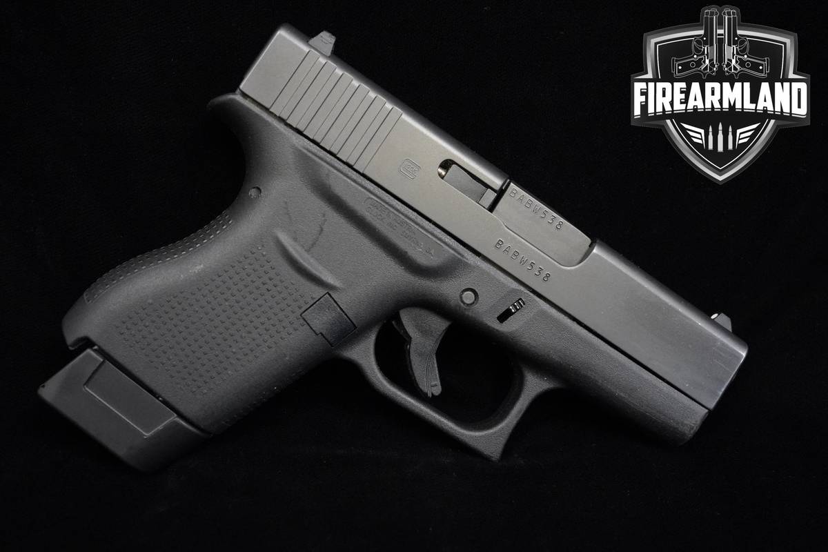 Glock 43 Slimline 9mm Glock G43 G-43 +3 MAGS, HOLSTER, & ORIG CASE