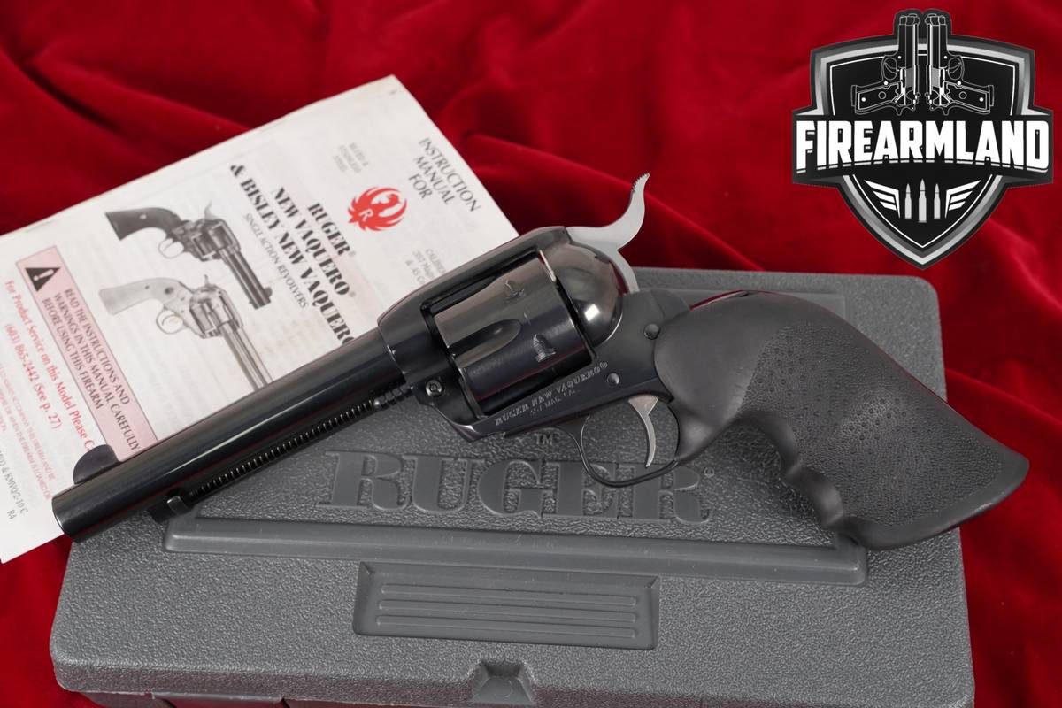 Ruger New Vaquero 357 Magnum 5.5" Blued +CASE