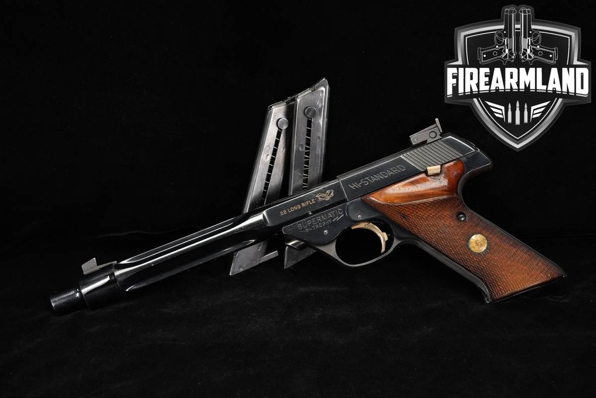MATCHING High Standard Supermatic Trophy Model 104 22LR 7.25" +3 MAGS