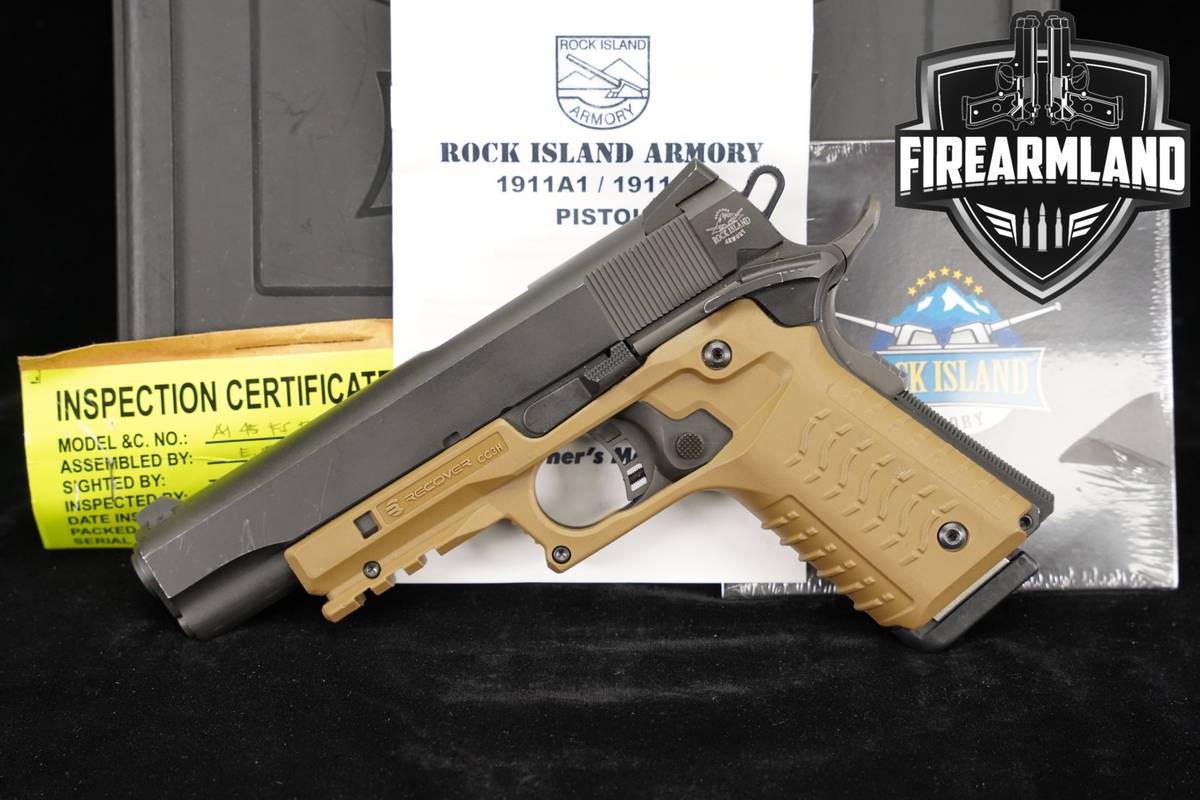 Rock Island Armory M1911-A1 FS Tactical RIA Series 70 45ACP 1911 +ORIG CASE