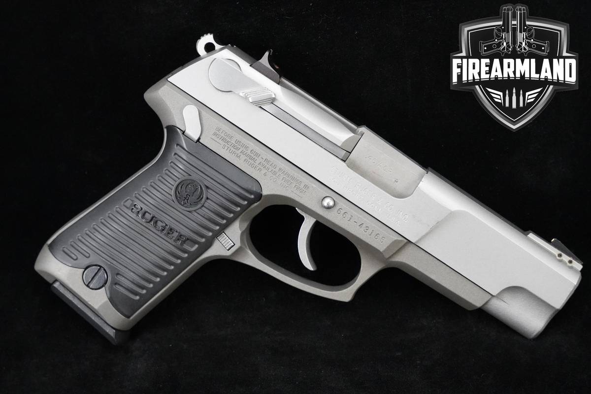 1997 Ruger P90 P-Series 45 ACP 4.5" Two-Tone Ruger P-90 +2 MAGS