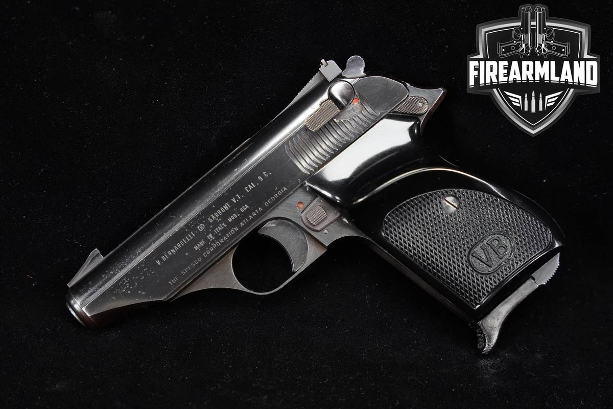 1972 Bernardelli Model USA 380-ACP 3.5" Polished Blue