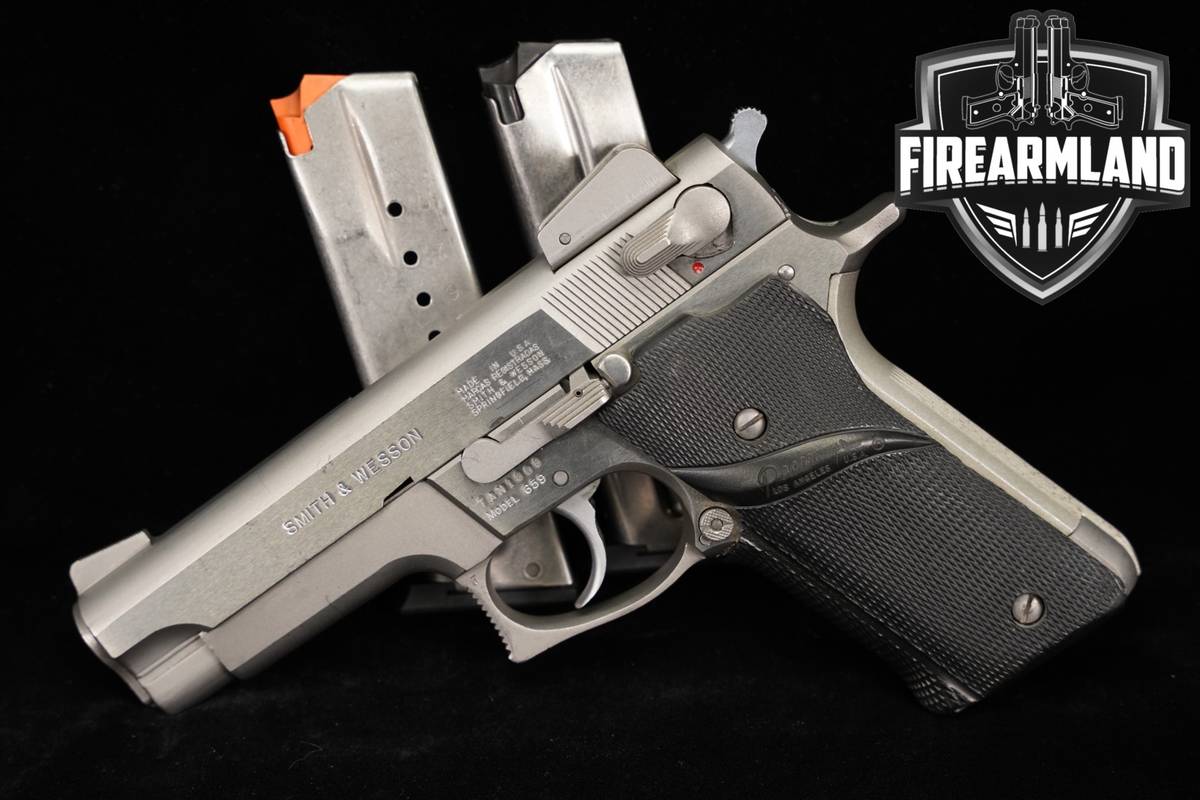 1980s Smith & Wesson Model 659 2nd Gen S&W 9mm 4" Stainless M659 +3 MAGS