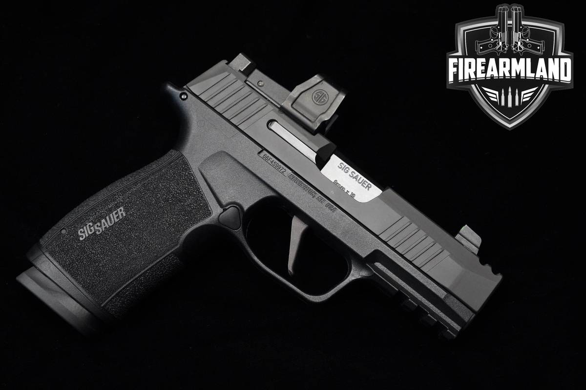 Sig Sauer P365 X Macro Comp 9mm 3.1" Sig-+ORIG CASE, ROMEOZERO & HOLSTER