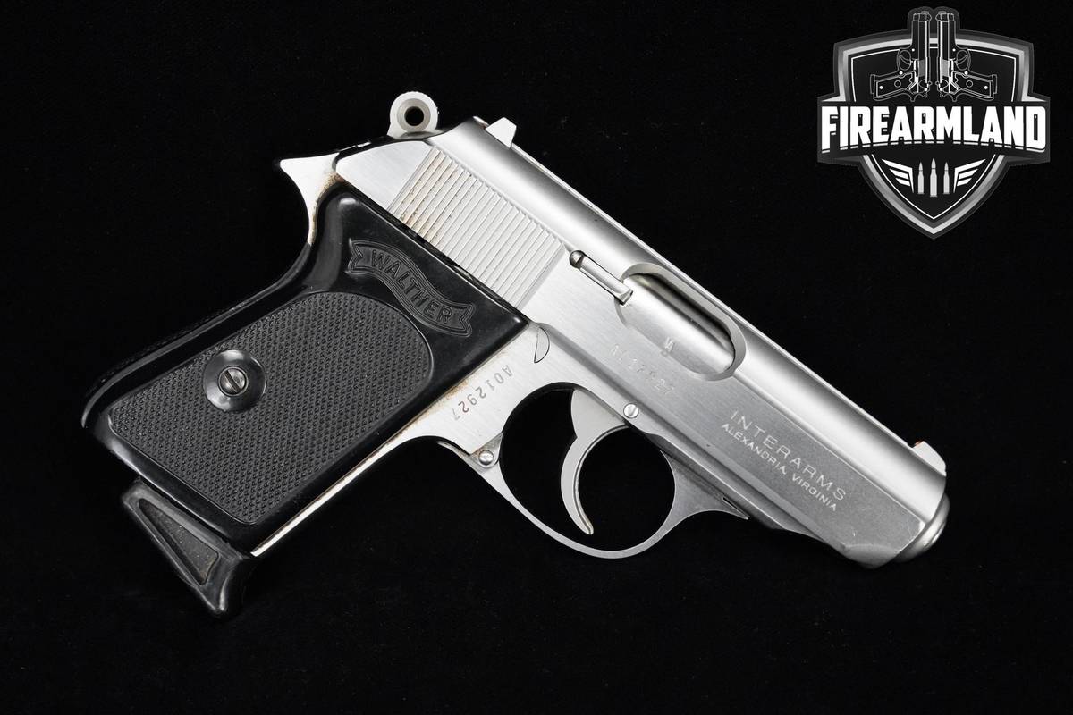 Walther PPK 380 ACP Stainless Steel Walther-PPK 2 MAGS, ORIG CASE & HOLSTER