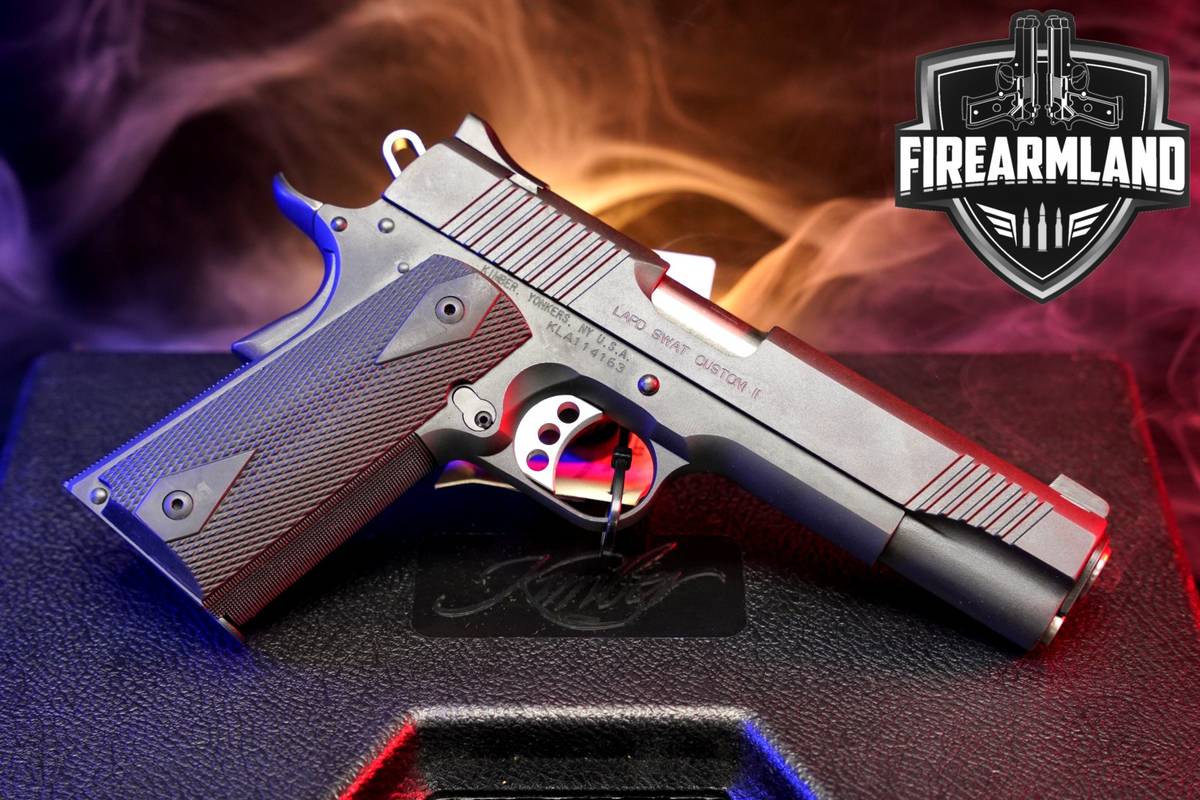 Kimber Custom II LAPD SWAT 45 ACP 1911 AGENCY CONTRACT OVERRUN