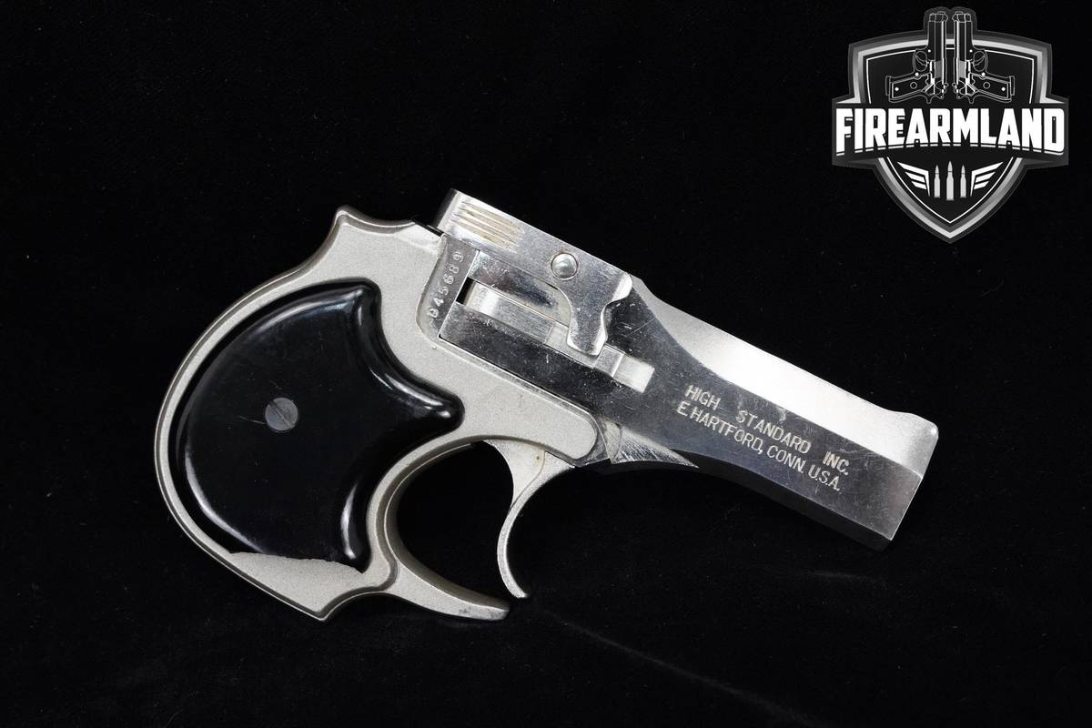 High Standard Model DM-101 Derringer 22 Magnum Silver High-Standard DM-101