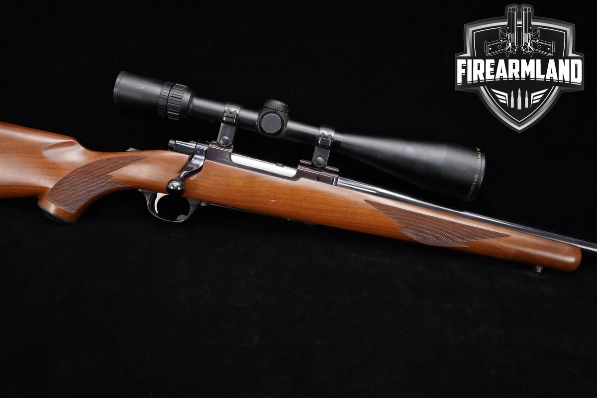 1991 Ruger M77 Tang Safety 22-250 Rem 22" Blued Ruger VARMINT +OPTIC