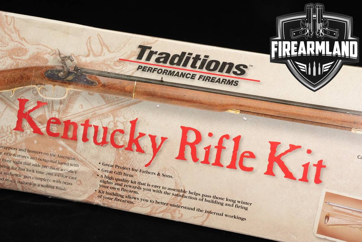 Traditions Kentucky Rifle Build Kit KR5210 .50 BPM 33.5" +ORIG BOX