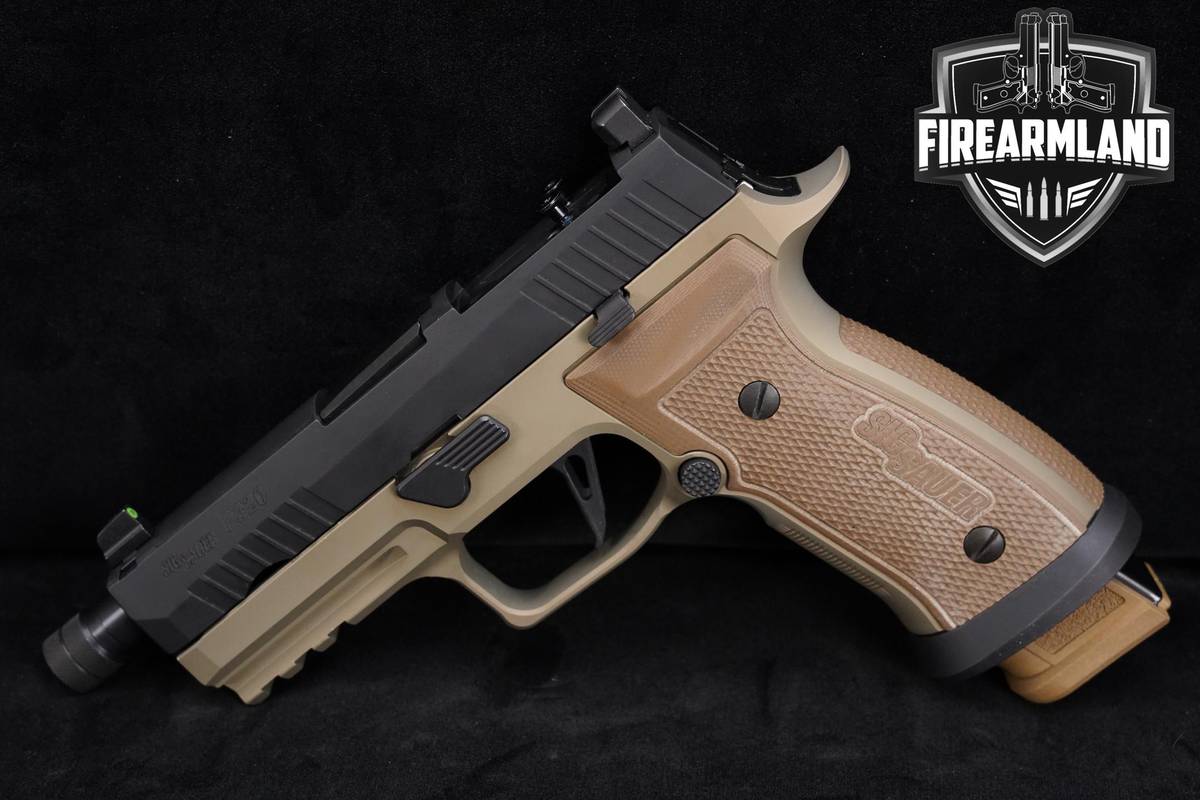 Sig Sauer P320 AXG Combat Custom Works 9mm 4.6" +2 MAGS, OG CASE & HOLSTER