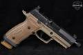 Sig Sauer P320 AXG Combat Custom Works 9mm Luger Two-Tone Black & FDE in Very Good Condition Image 3