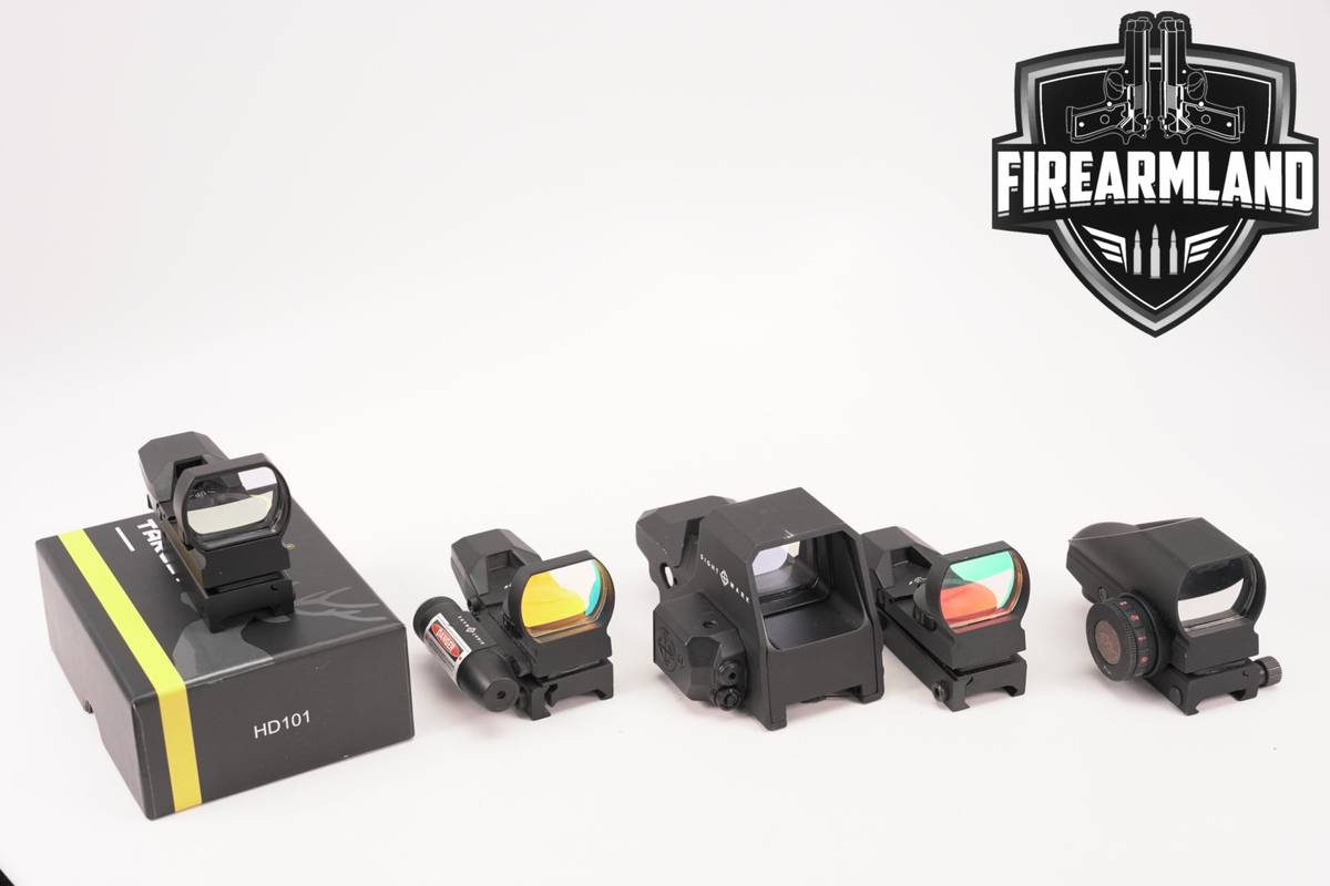 FIVE RED DOT SIGHT LOT 5 Pack Sightmark TruGlo CVLife RDS