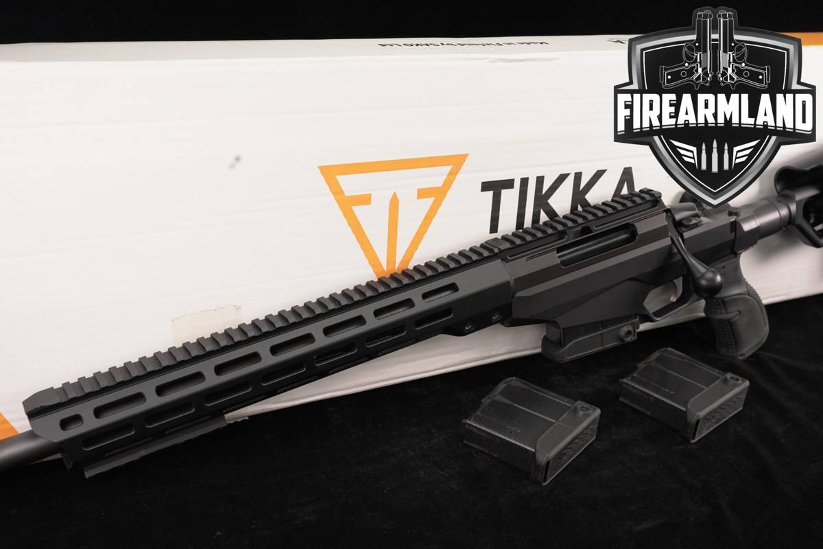 LEFT-HAND Tikka T3x TAC A1 6.5 Creedmoor 24 T3-x +3 MAGS & ORIG BOX