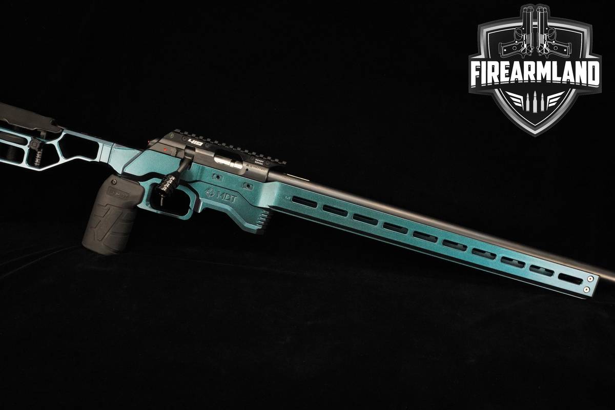 CZ 457 MDT Chassis 22LR 24" Rainbow Titanium CZ-457 MDT-ACC +2 MAGS