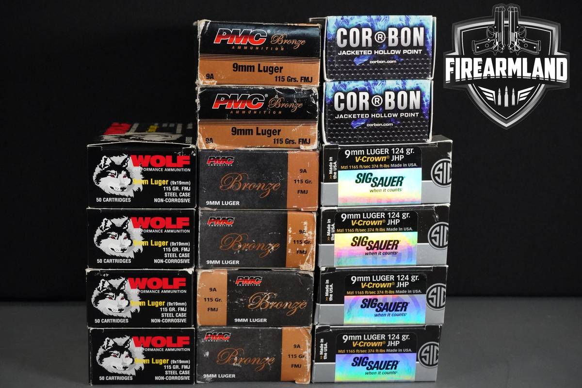 9mm Ammo 9mm Ammunition 620 ROUNDS