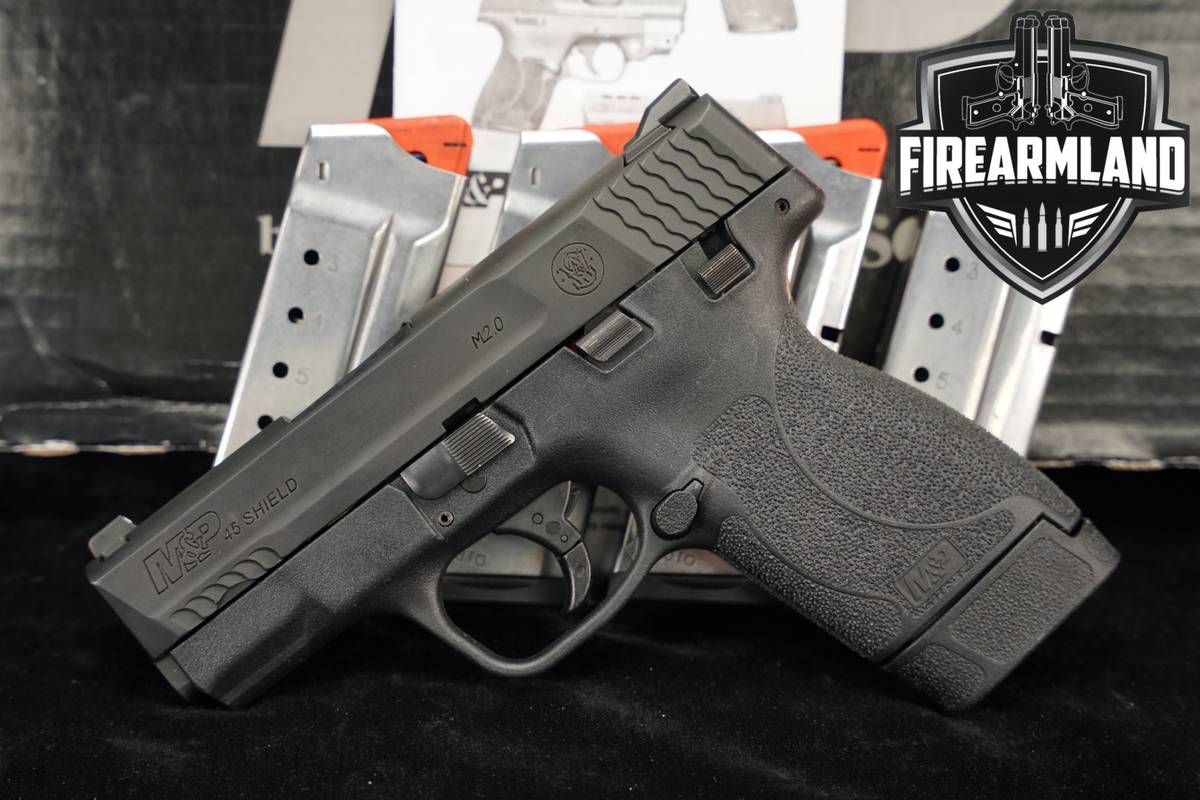 Smith & Wesson S&W M&P45 Shield M2.0 M&P 45 ACP 3.3 +5 MAGS, ORIG BOX