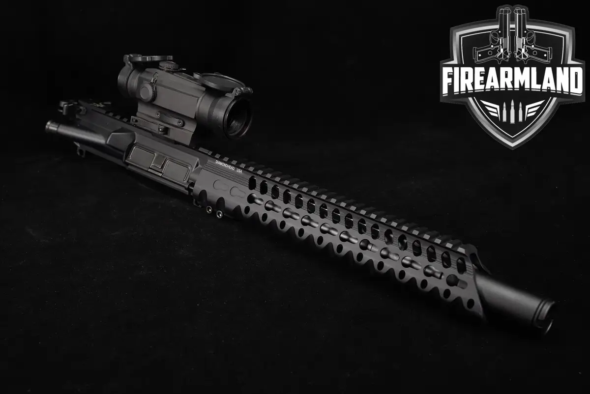 AR-15 Pistol Upper 5.56mm NATO 10.5" Rifle AR15 Receiver & HOLOSUN OPTICS