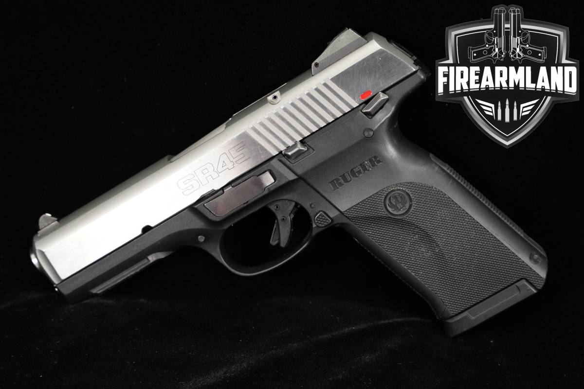 Ruger SR45 45 ACP 4.5 Two-Tone Stainless SR +5 MAGS