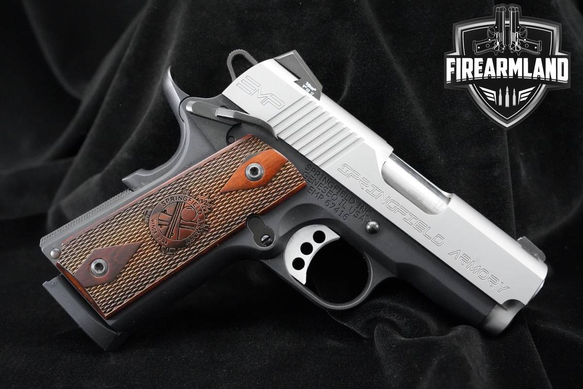 Springfield Armory EMP 9mm 1911 Springfield EMP 1911A1 2 MAGS & ORIG CASE