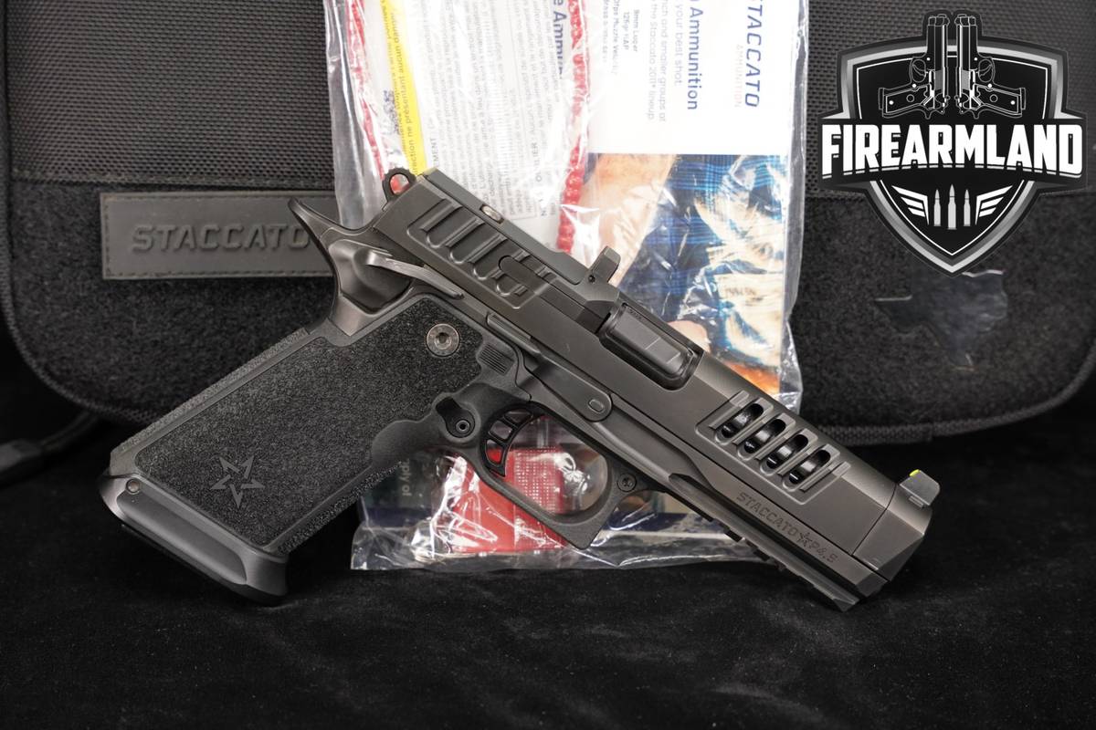Staccato P4.5 HD 9mm Optics-Ready 4.5" STI P 1911 2011 +ORIG CASE