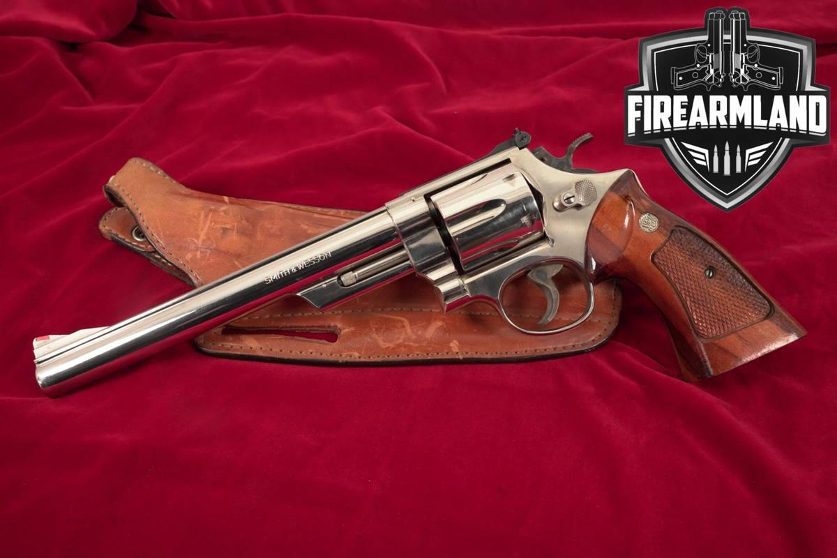 1979 Smith & Wesson Model 29-2 S&W 44 Rem Mag 8.375" Bright Nickel DA/SA