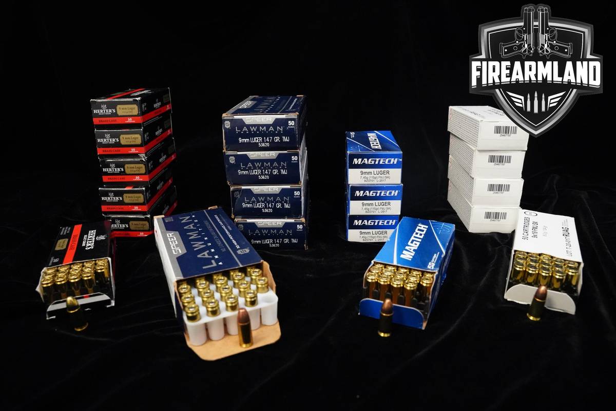 9mm Ammo 9mm-Luger Ammo 1000 ROUNDS